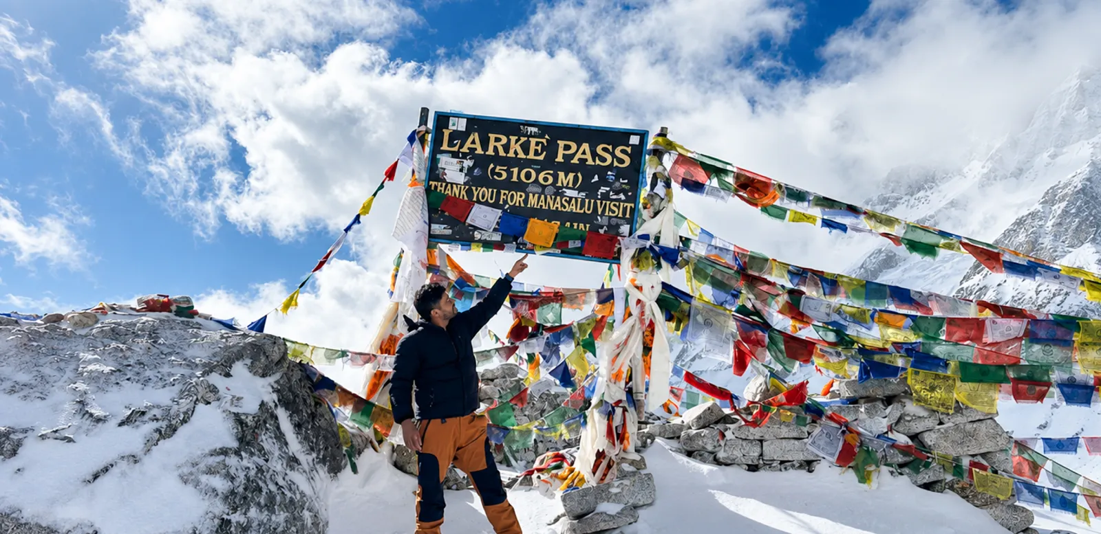 Larkya La Pass: Conquering the Highest Point of the Manaslu Circuit Trek